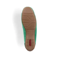 Rieker Damen Loafer grasgrün