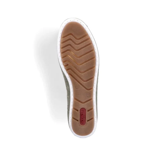 Rieker Damen Loafer grüngrau