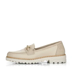 Rieker Damen Loafer hellbeige