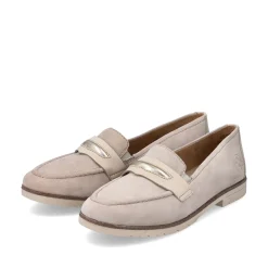 Rieker Damen Loafer hellbeige
