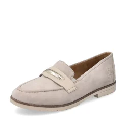 Rieker Damen Loafer hellbeige