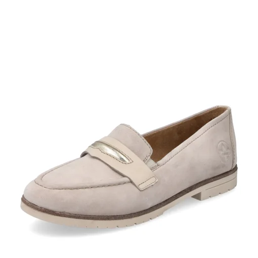 Rieker Damen Loafer hellbeige