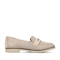 Rieker Damen Loafer hellbeige