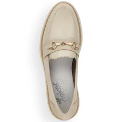 Rieker Damen Loafer hellbeige