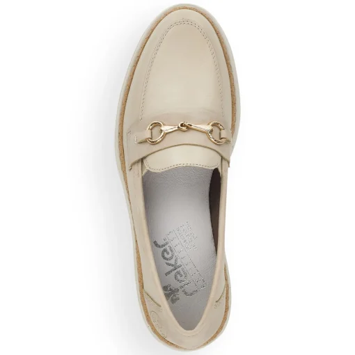 Rieker Damen Loafer hellbeige