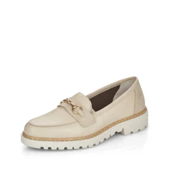 Rieker Damen Loafer hellbeige