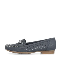 Rieker Damen Loafer marineblau