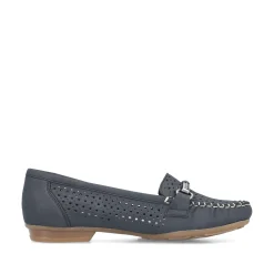 Rieker Damen Loafer marineblau