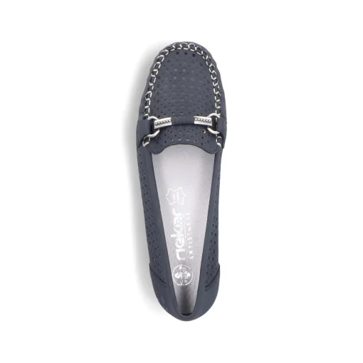Rieker Damen Loafer marineblau