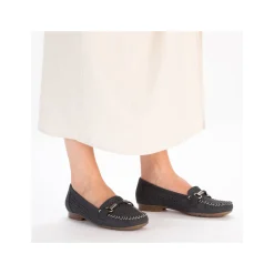 Rieker Damen Loafer marineblau