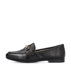 Rieker Damen Loafer mitternachtsschwarz