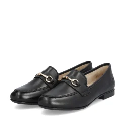 Rieker Damen Loafer mitternachtsschwarz