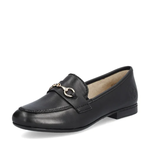 Rieker Damen Loafer mitternachtsschwarz