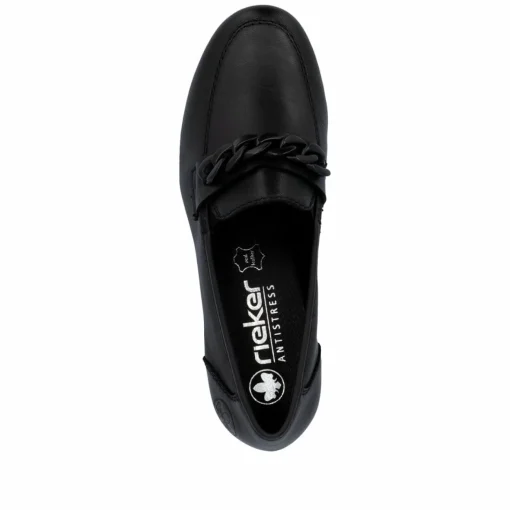 Rieker Damen Loafer mitternachtsschwarz