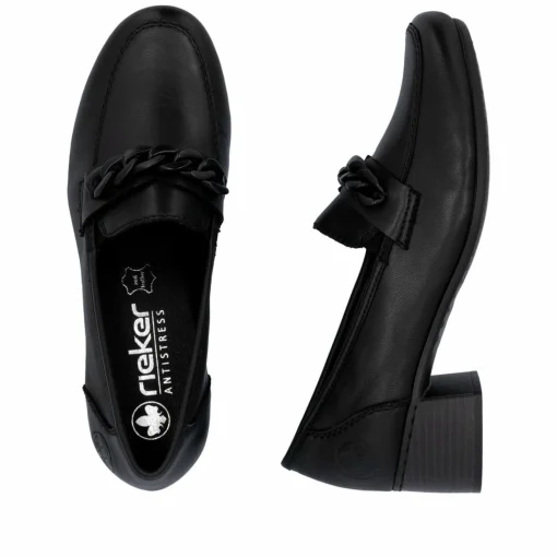 Rieker Damen Loafer mitternachtsschwarz