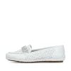 Rieker Damen Loafer reinweiss