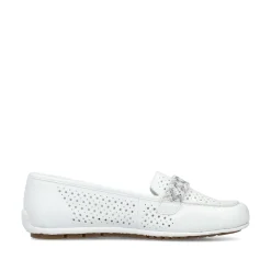 Rieker Damen Loafer reinweiss