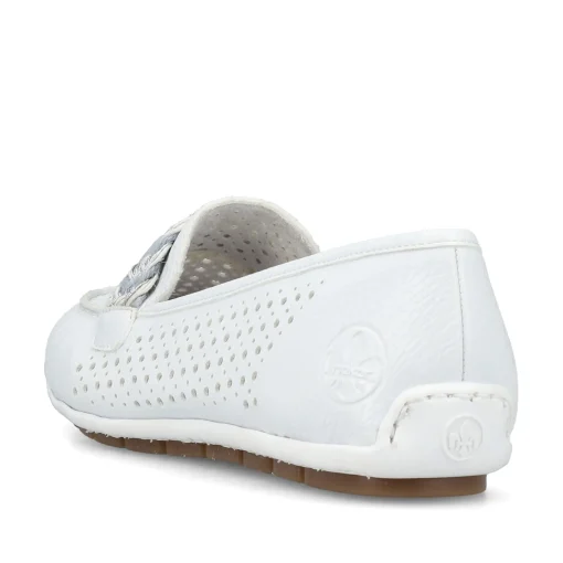 Rieker Damen Loafer reinweiss
