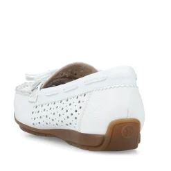 Rieker Damen Loafer reinweiss