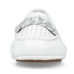 Rieker Damen Loafer reinweiss