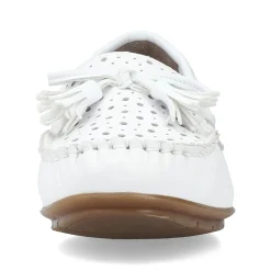 Rieker Damen Loafer reinweiss