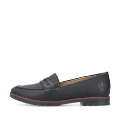 Rieker Damen Loafer tiefschwarz