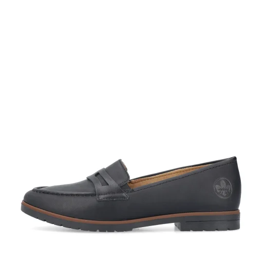Rieker Damen Loafer tiefschwarz