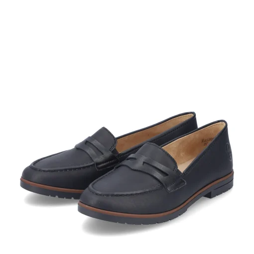 Rieker Damen Loafer tiefschwarz