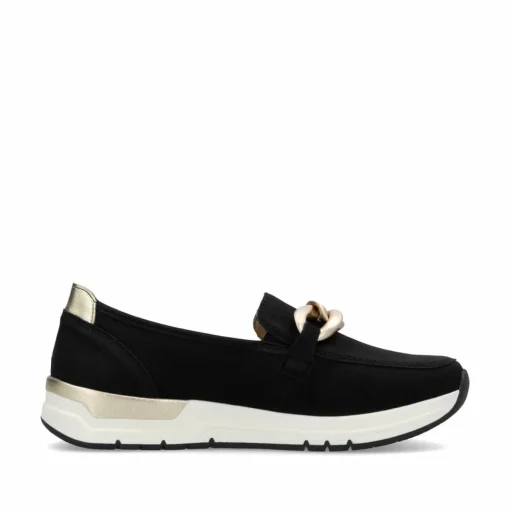 Rieker Damen Loafer tiefschwarz
