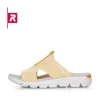Rieker Damen Pantoletten pastel yellow