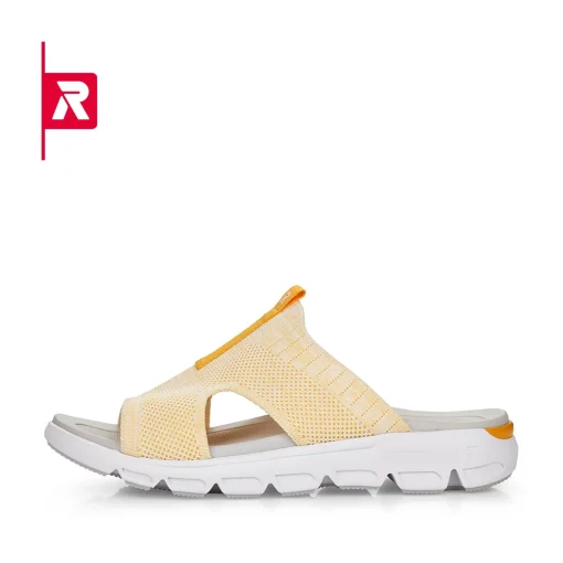 Rieker Damen Pantoletten pastel yellow