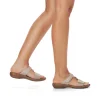Rieker Damen Pantoletten lehmbeige