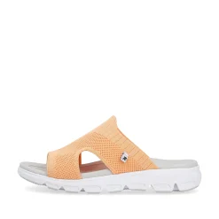 Rieker Damen Pantoletten neon orange