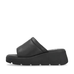 Rieker Damen Pantoletten deep black