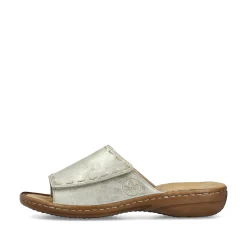 Rieker Damen Pantoletten hellbeige