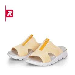 Rieker Damen Pantoletten pastel yellow