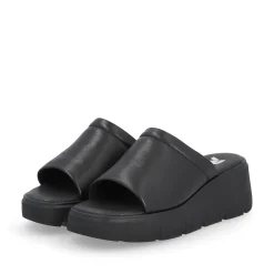 Rieker Damen Pantoletten deep black