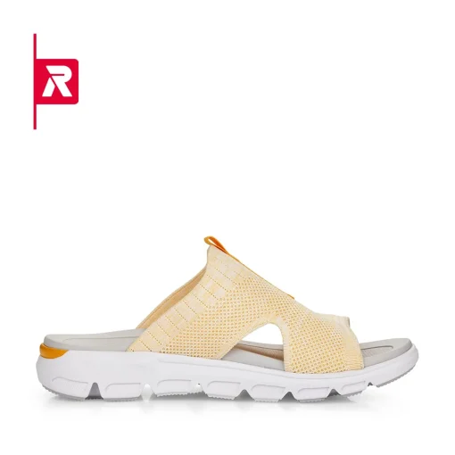 Rieker Damen Pantoletten pastel yellow