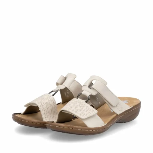 Rieker Damen Pantoletten lehmbeige