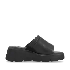 Rieker Damen Pantoletten deep black