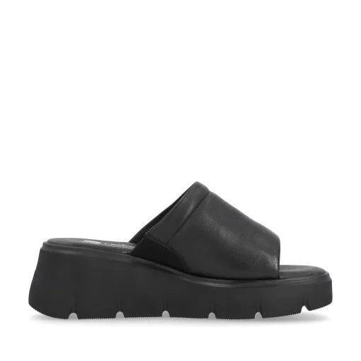 Rieker Damen Pantoletten deep black