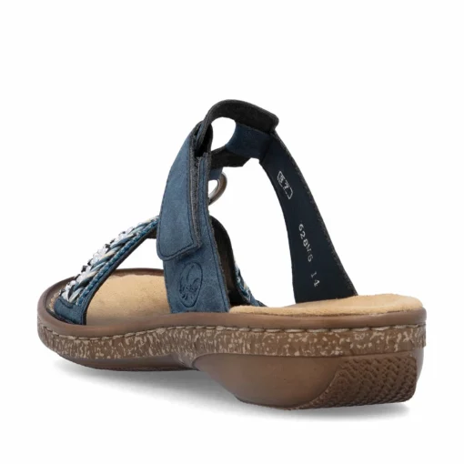 Rieker Damen Pantoletten denimblau