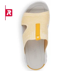 Rieker Damen Pantoletten pastel yellow