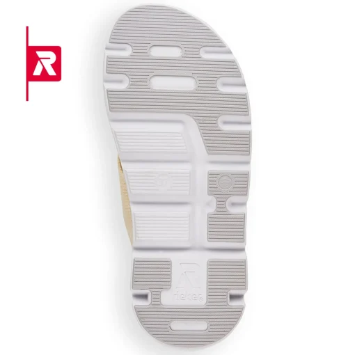 Rieker Damen Pantoletten pastel yellow