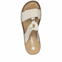 Rieker Damen Pantoletten lehmbeige