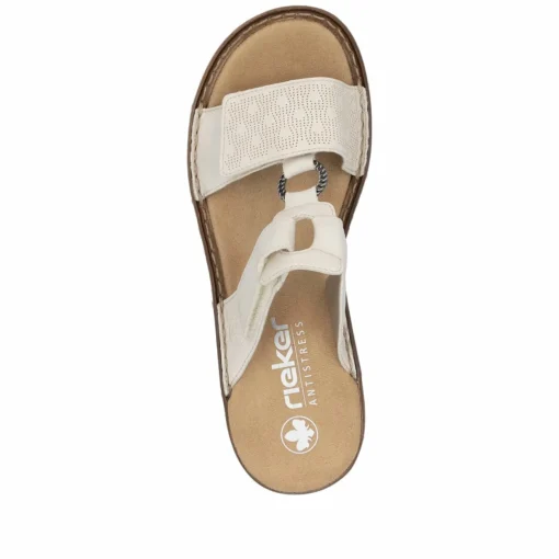 Rieker Damen Pantoletten lehmbeige