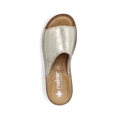 Rieker Damen Pantoletten hellbeige