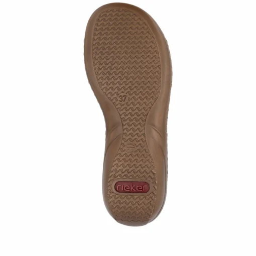 Rieker Damen Pantoletten lehmbeige