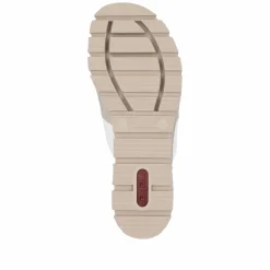Rieker Damen Pantoletten hellbeige