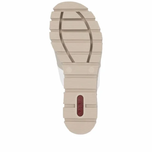 Rieker Damen Pantoletten hellbeige